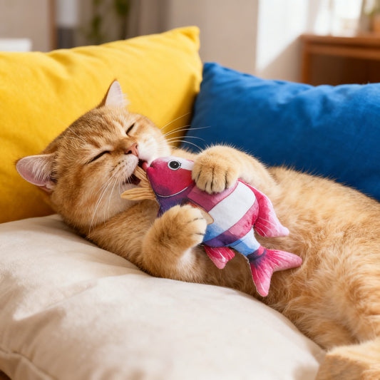 Stuffed Fish Pet Toy