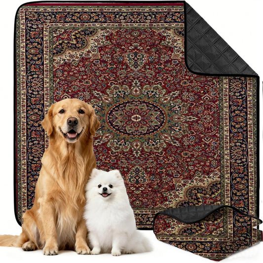 Ultrasonic composite pet mat, Persian carpet-style, high-value, leak-proof pee pad