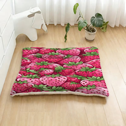 All-Season Digital Print Pet Mat, Lamb Velvet Thickened, Cat and Dog Universal Non-Slip Pet Mat, Supports OEM/ODM