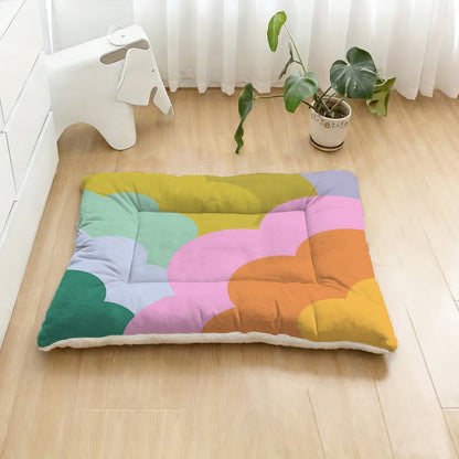 All-Season Digital Print Pet Mat, Lamb Velvet Thickened, Cat and Dog Universal Non-Slip Pet Mat, Supports OEM/ODM