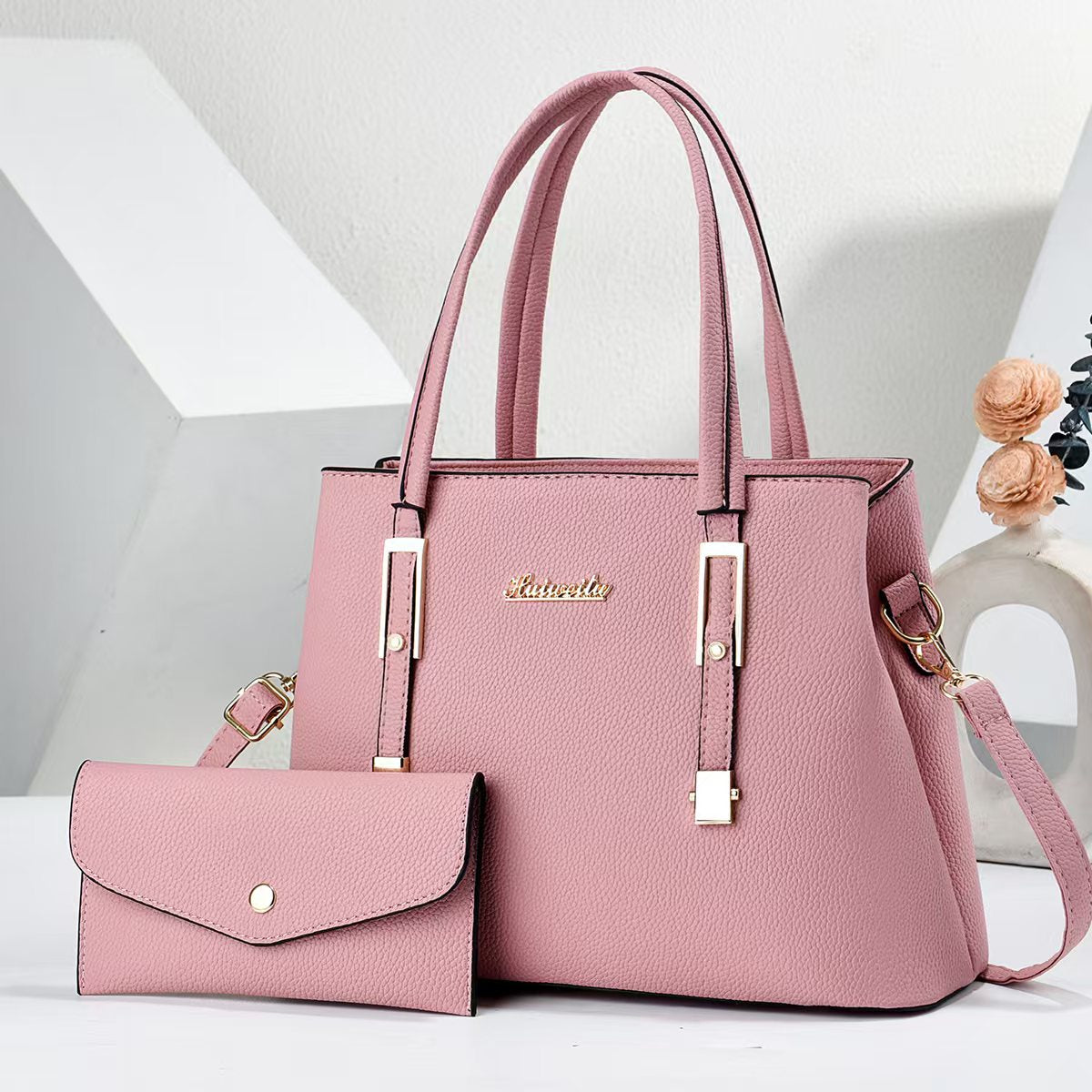 New Arrival Women PU Leather Top Handle Satchel Handbag, Large Capacity Multi-Pocket Crossbody Shoulder Purse, Elegant Ladies Work Tote Bag, 7 Colors
