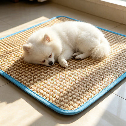 Square Pet Mat Summer Cooling Cat and Dog Sleeping Mat