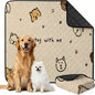 Ultrasonic composite pet mat, Persian carpet-style, high-value, leak-proof pee pad