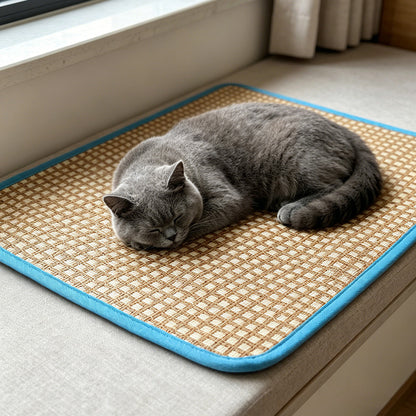 Square Pet Mat Summer Cooling Cat and Dog Sleeping Mat