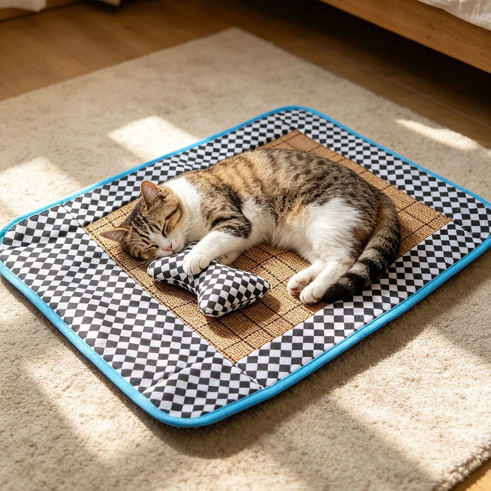 Pet Cooling Mat for Cats and Dogs, Summer Use