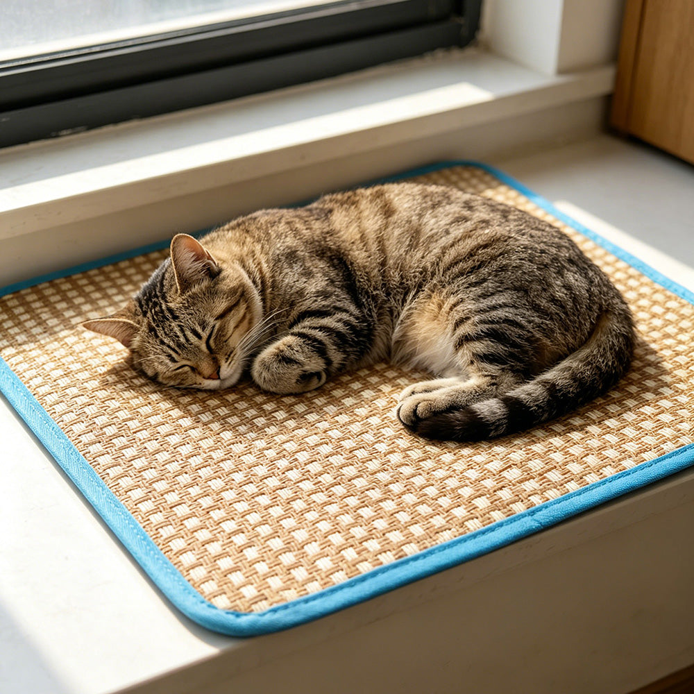 Square Pet Mat Summer Cooling Cat and Dog Sleeping Mat