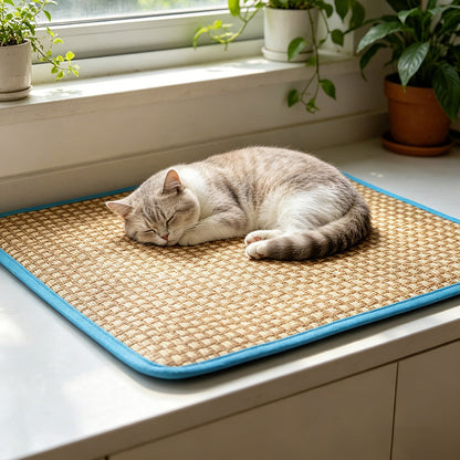 Square Pet Mat Summer Cooling Cat and Dog Sleeping Mat